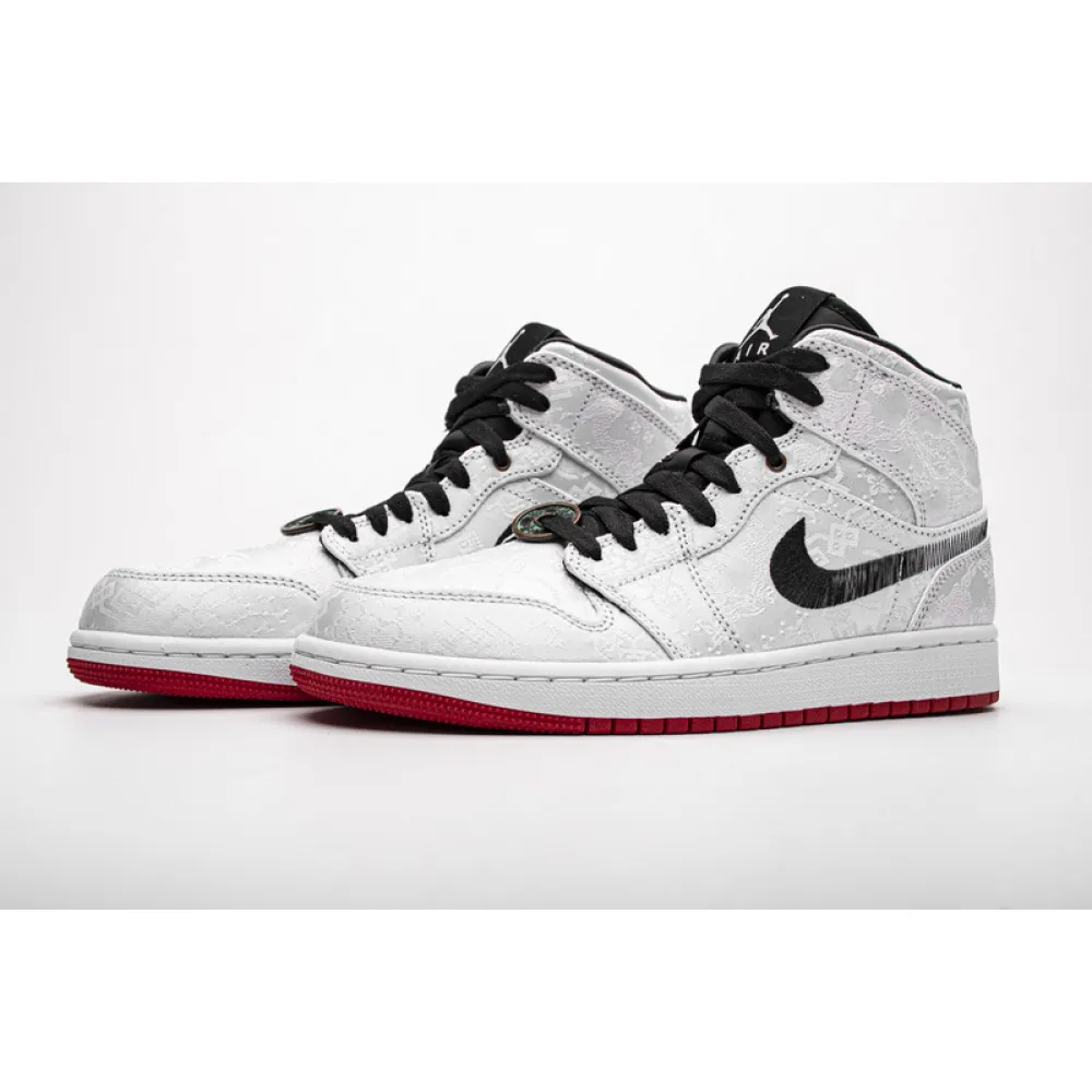 PKGoden Jordan 1 Mid SE Fearless Edison Chen CLOT CU2804-100