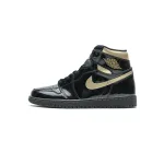 PKGoden Jordan 1 Retro High Black Metallic Gold (2020) 555088-032