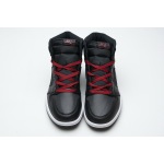 PKGoden Jordan 1 Retro High Black Satin Gym Red 555088-060