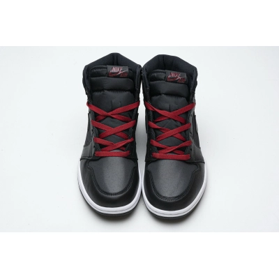 PKGoden Jordan 1 Retro High Black Satin Gym Red 555088-060 02