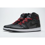 PKGoden Jordan 1 Retro High Black Satin Gym Red 555088-060