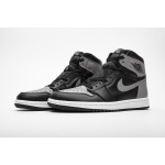 PKGoden Jordan 1 Retro High Black Satin Gym Red 555088-060 ,