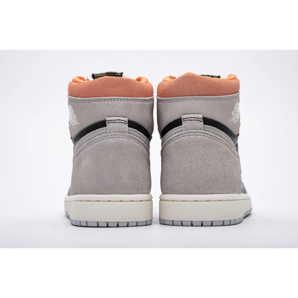 PKGoden Jordan 1 Retro High Neutral Grey Hyper Crimson 555088-018