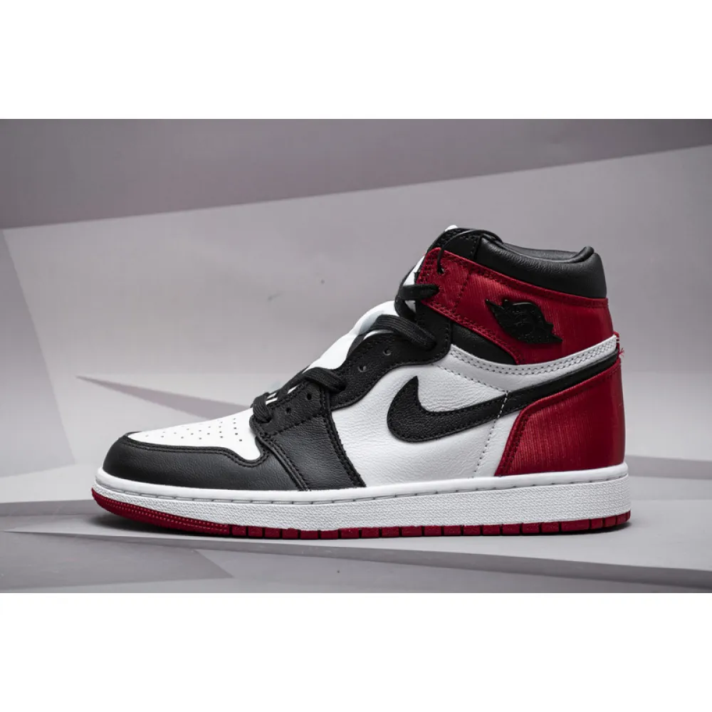 PKGoden Jordan 1 Retro High Satin Black Toe (W) CD0461-016