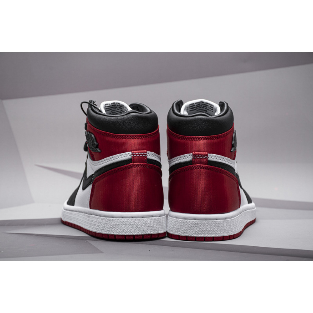 PKGoden Jordan 1 Retro High Satin Black Toe (W) CD0461-016