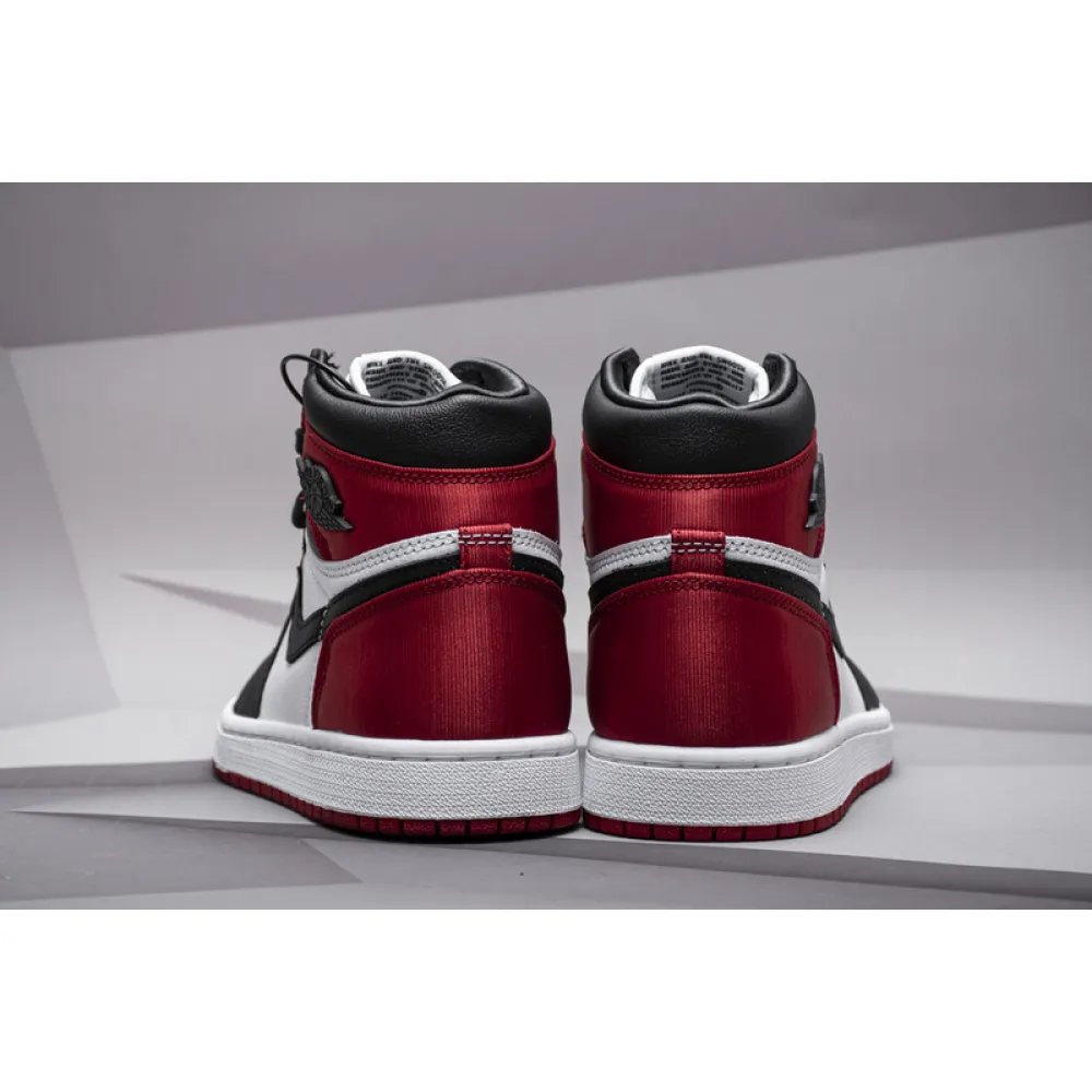 PKGoden Jordan 1 Retro High Satin Black Toe (W) CD0461-016