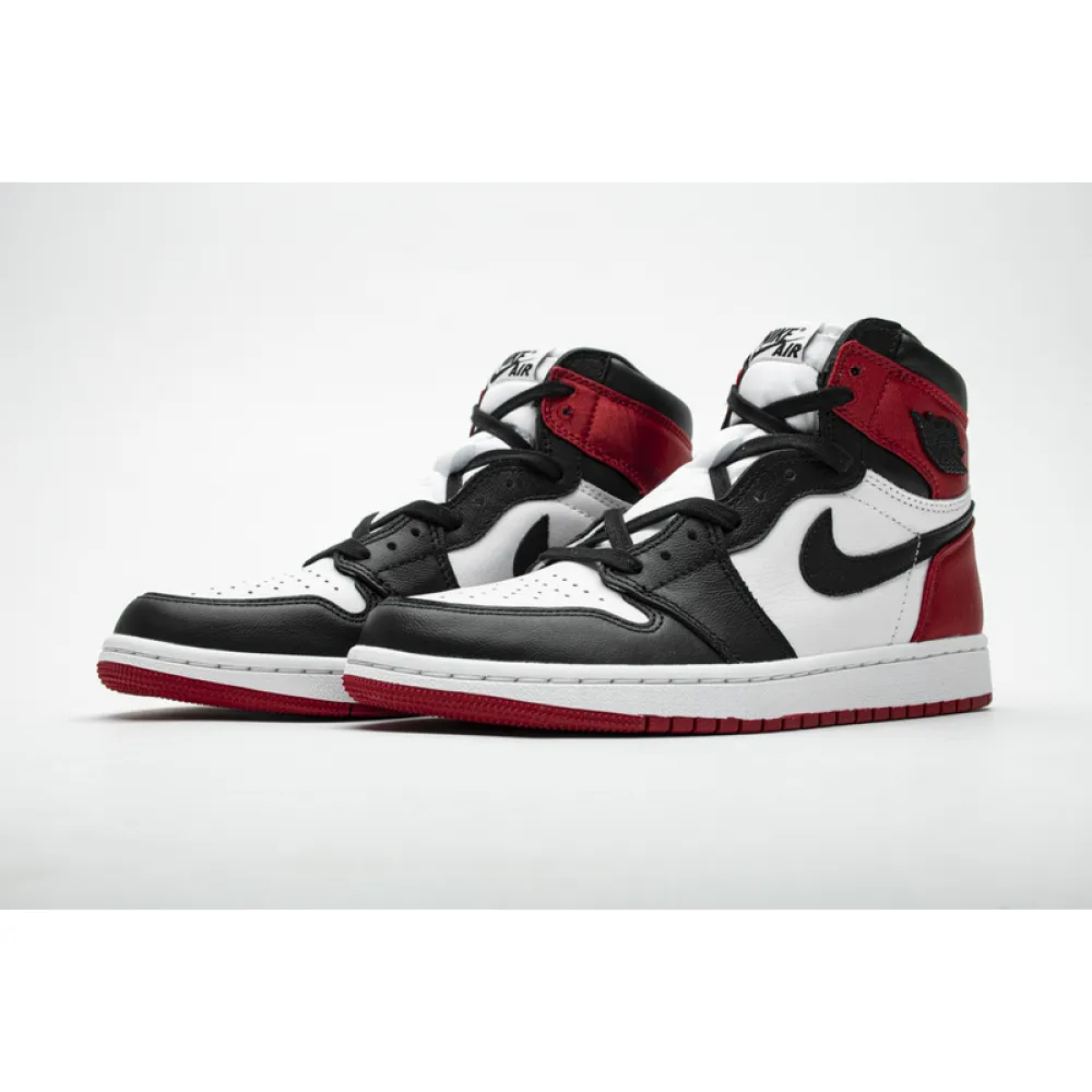 PKGoden Jordan 1 Retro High Satin Black Toe (W) CD0461-016