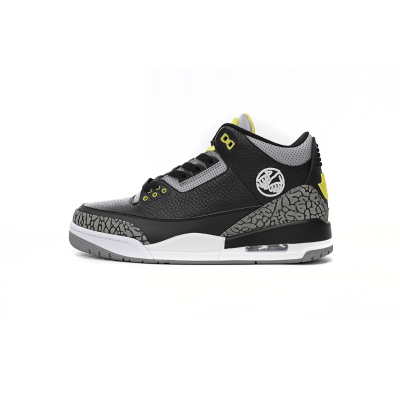 PKGoden Jordan 3 Retro Oregon Ducks Pit Crew Black H011-MNJDLS-5 01