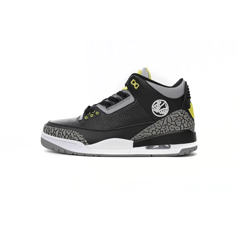 PKGoden Jordan 3 Retro Oregon Ducks Pit Crew Black H011-MNJDLS-5