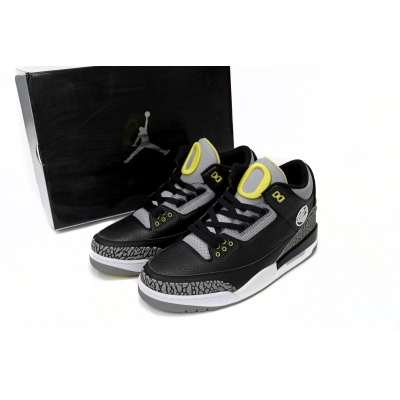 PKGoden Jordan 3 Retro Oregon Ducks Pit Crew Black H011-MNJDLS-5 02