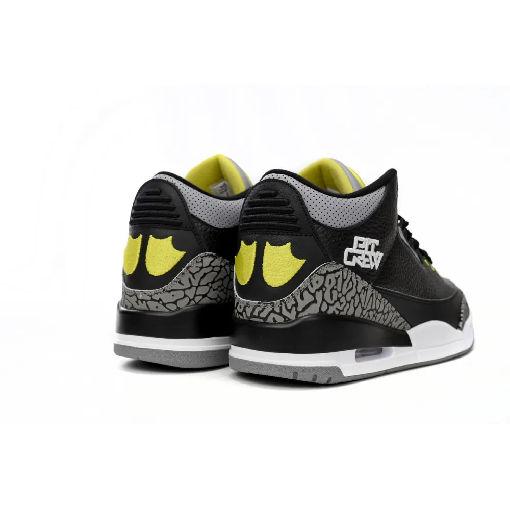 PKGoden Jordan 3 Retro Oregon Ducks Pit Crew Black H011-MNJDLS-5