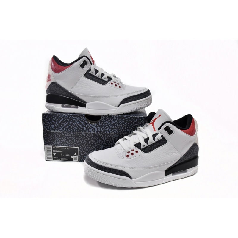 PKGoden Jordan 3 Retro SE-T CO JP Fire Red Denim CZ6634-100
