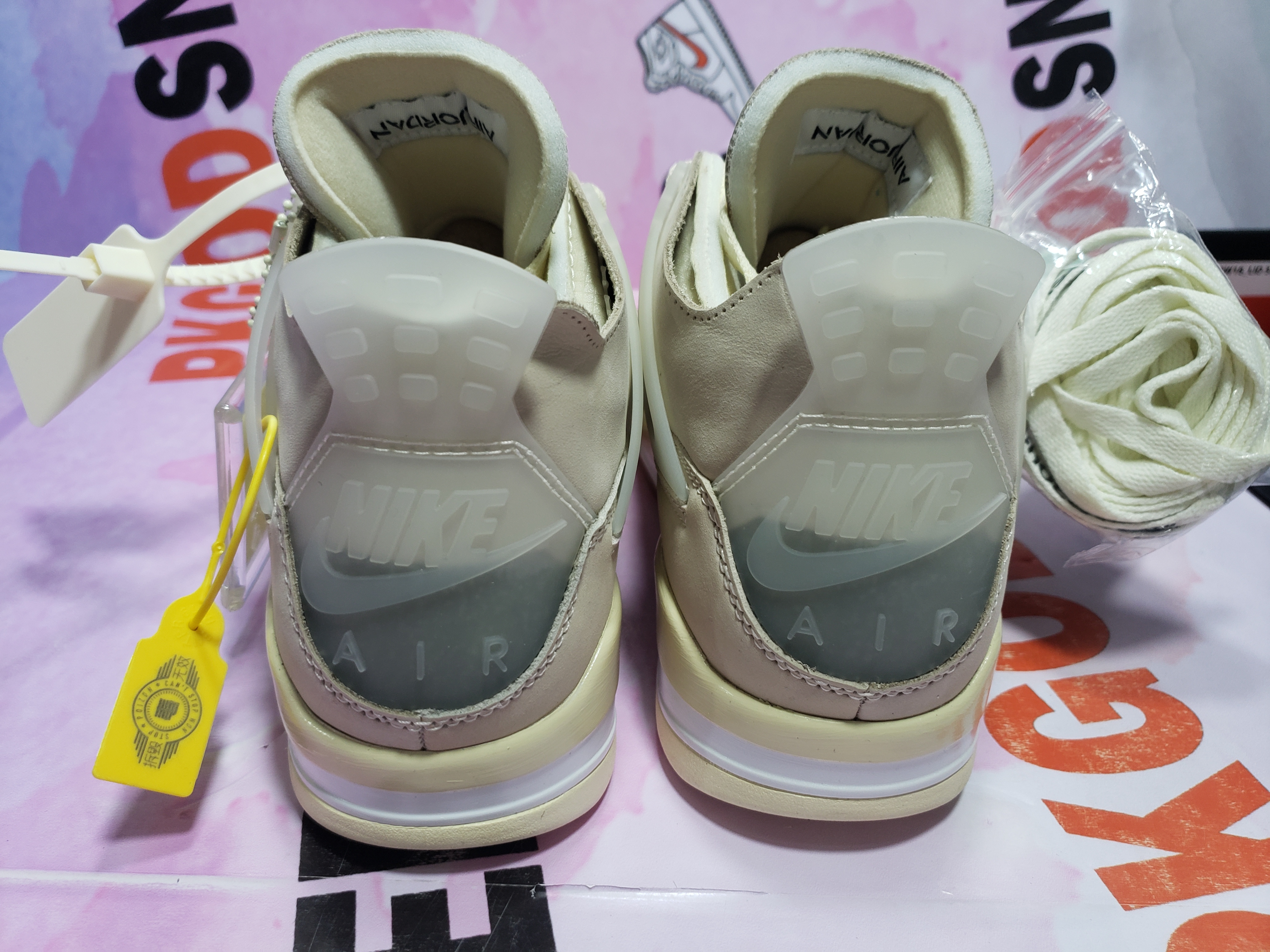 PKGoden Jordan 4 Retro Off-White Sail (W) CV9388-100