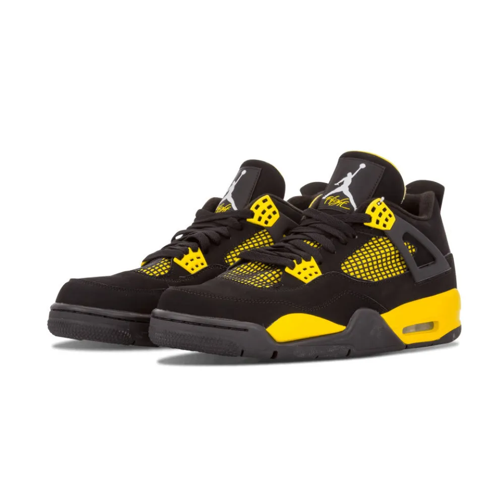 PKGoden Jordan 4 Retro Thunder 308497-008