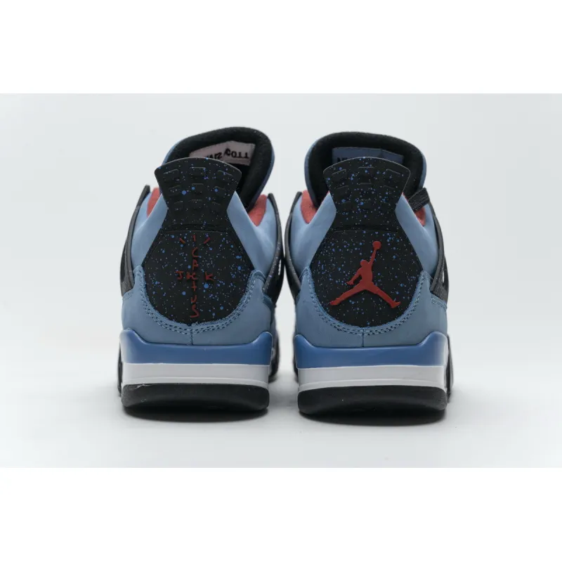 PKGoden Jordan 4 Retro Travis Scott Cactus Jack 308497-406