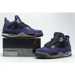 PKGoden Jordan 4 Retro Travis Scott Purple AJ4-766302