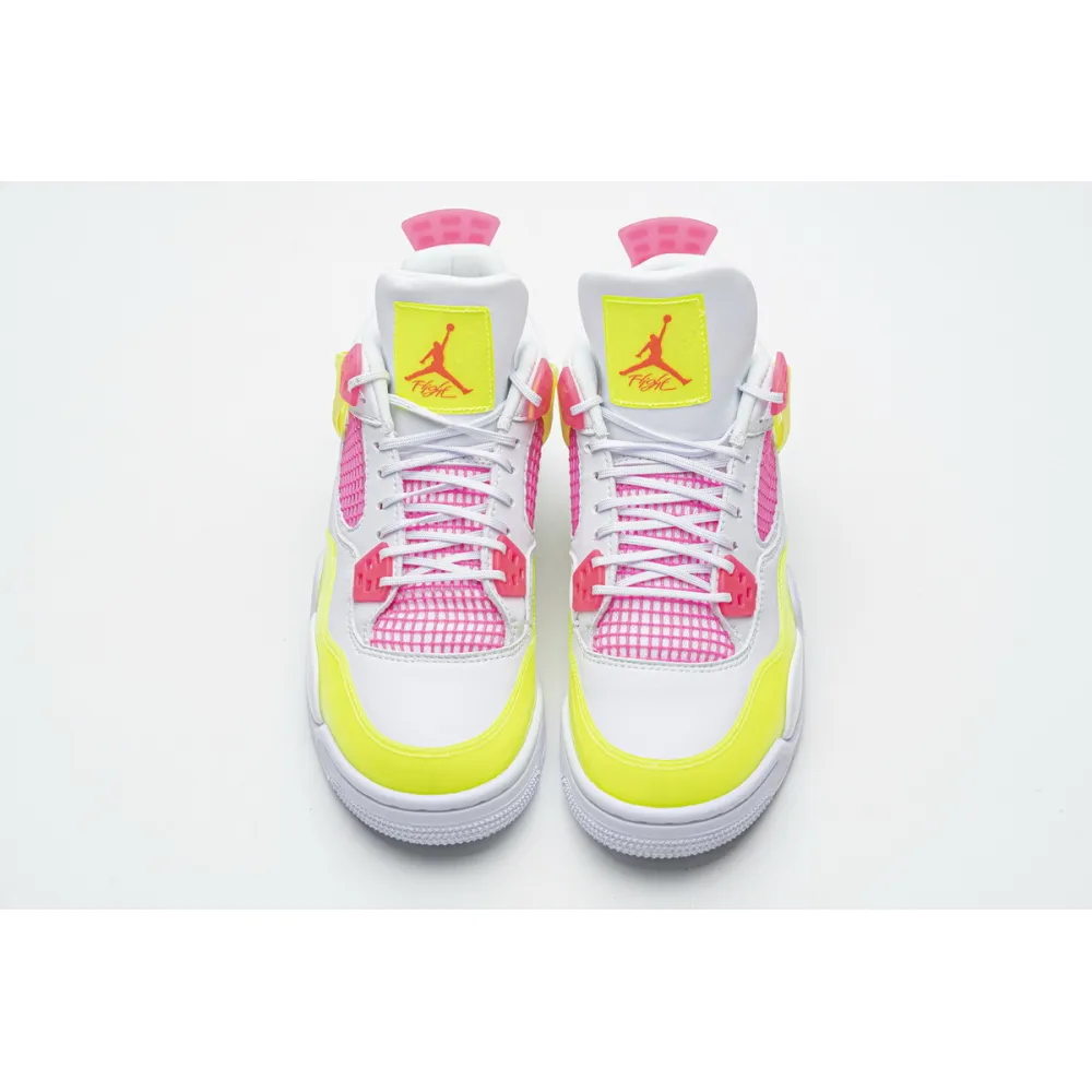 PKGoden Jordan 4 Retro White Lemon Pink (GS) CV7808-100