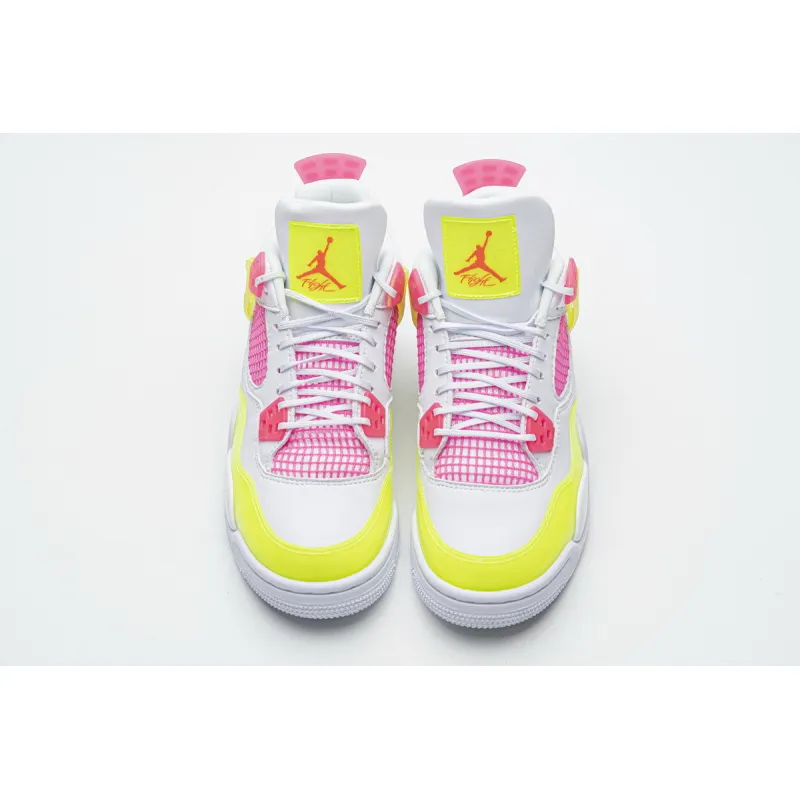 PKGoden Jordan 4 Retro White Lemon Pink (GS) CV7808-100