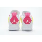 PKGoden Jordan 4 Retro White Lemon Pink (GS) CV7808-100