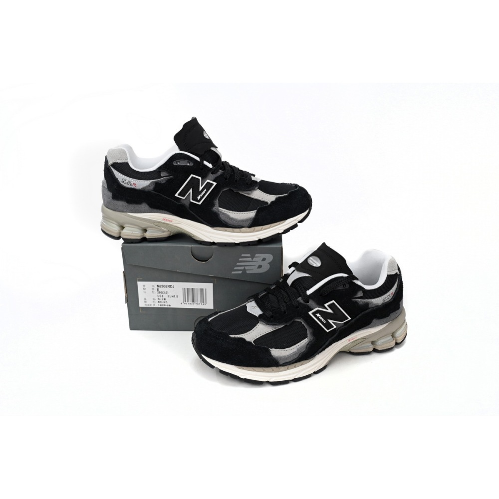 PKGoden New Balance 2002R Protection Pack Black Grey M2002RDJ