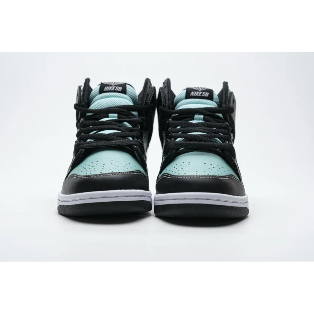 pkgoden sb dunk high diamond S*pply co. "t*f*ny" 653599-400