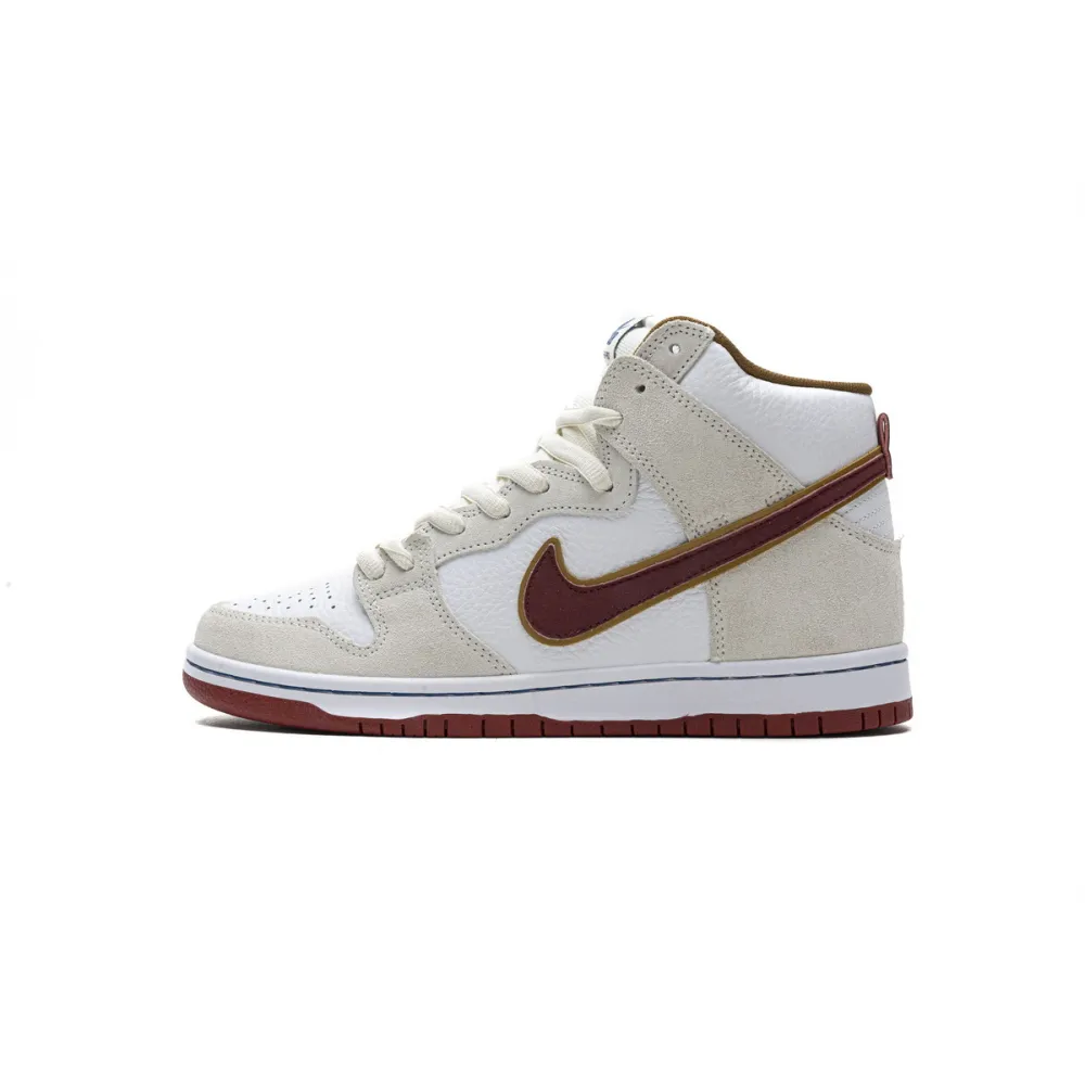 PKGoden SB Dunk High Sail Bright Crimson CV9499-100
