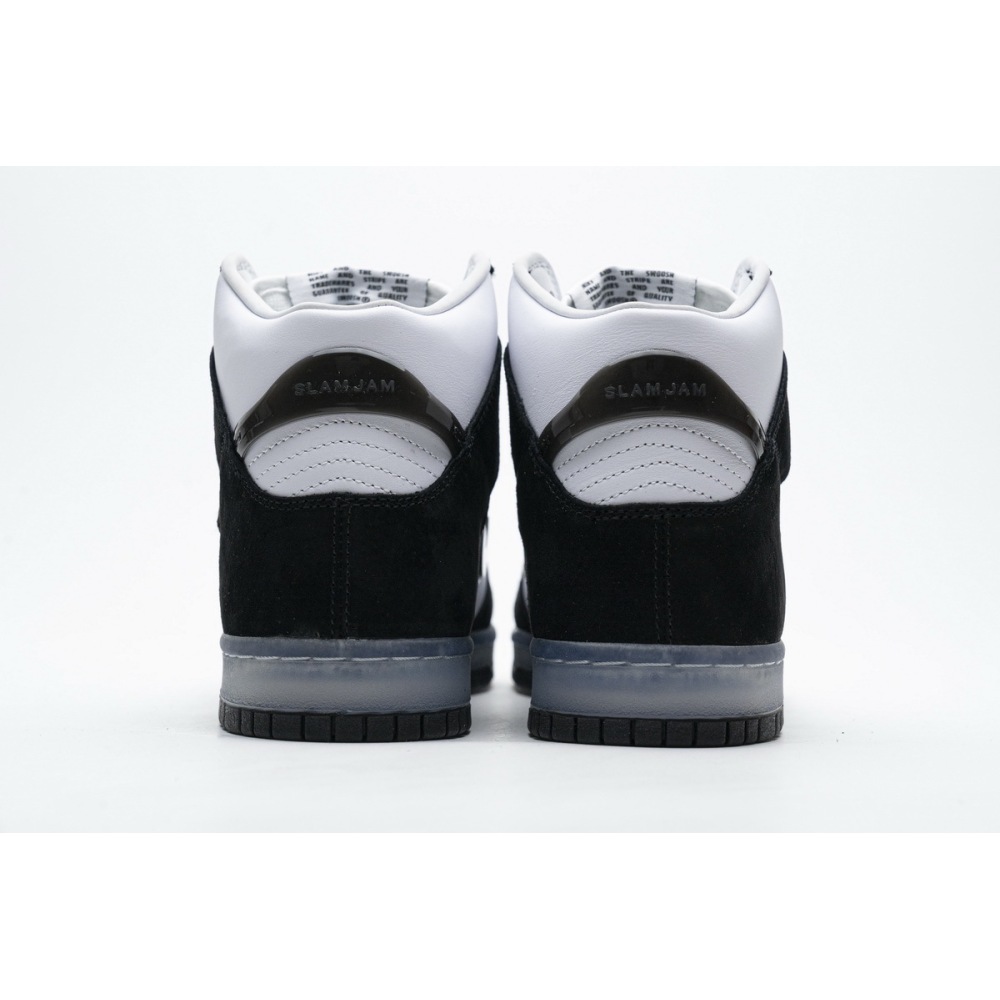 PKGoden SB Dunk High Slam Jam White Black DA1639-101