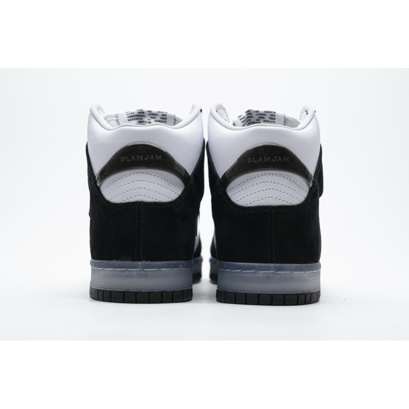 PKGoden SB Dunk High Slam Jam White Black DA1639-101