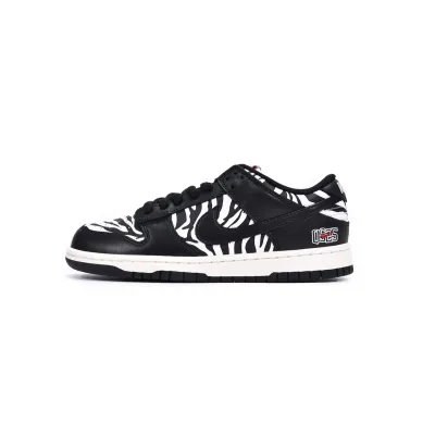 PKGoden SB Dunk Low  QS Quartersnacks Zebra DM3510-001 01