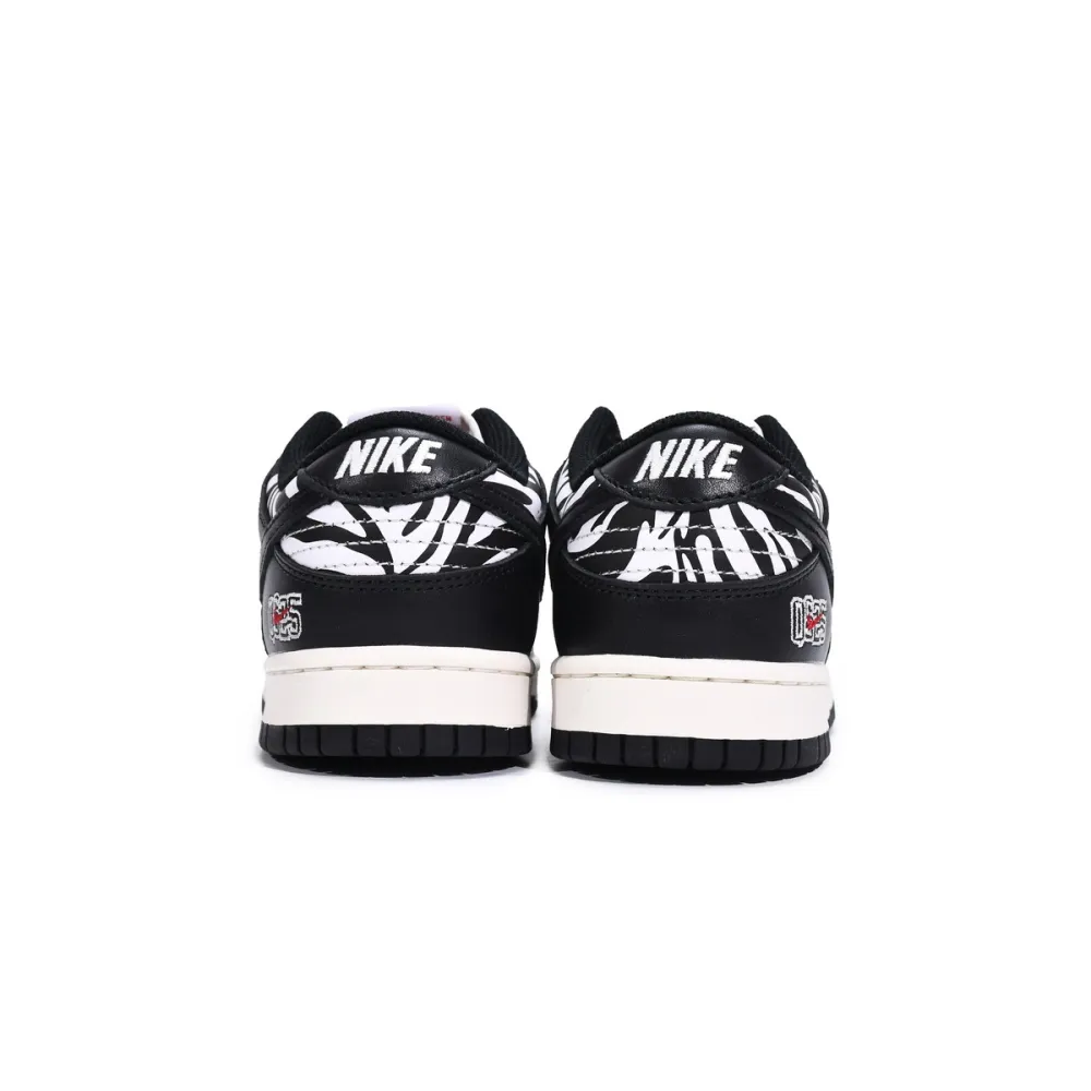 PKGoden SB Dunk Low  QS Quartersnacks Zebra DM3510-001