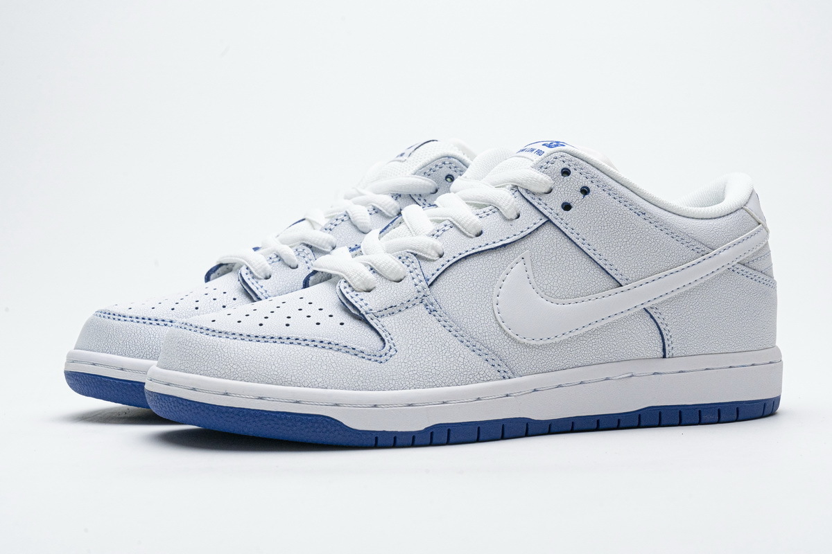 PKGoden SB Dunk Low Premium White Game Royal CJ6884-100