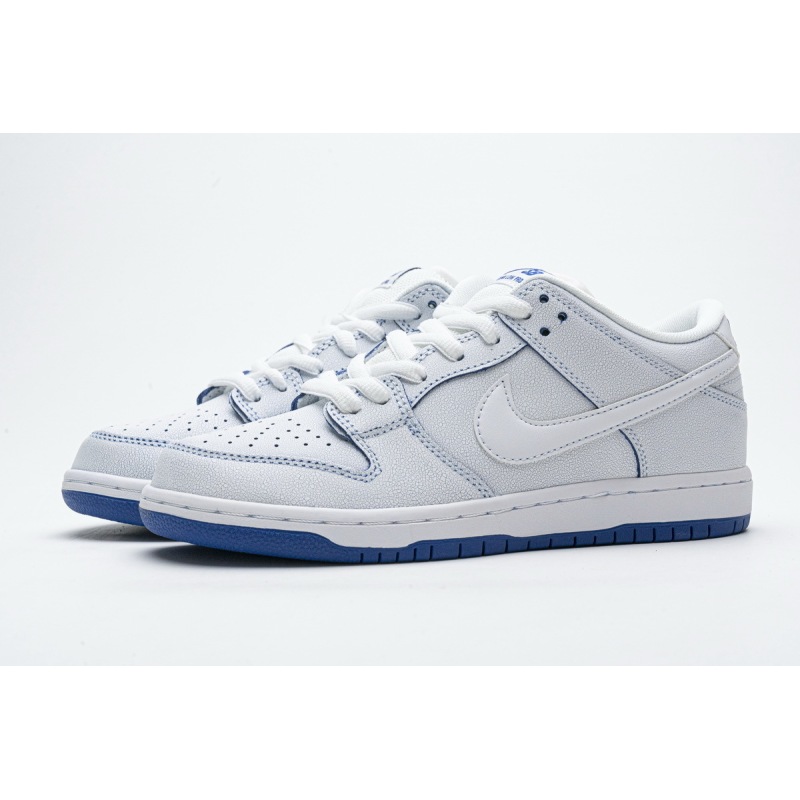 PKGoden SB Dunk Low Premium White Game Royal CJ6884-100