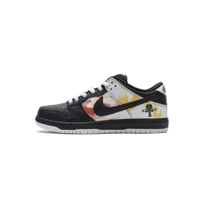 PKGoden SB Dunk Low Raygun Tie-Dye Black BQ6832-001 01