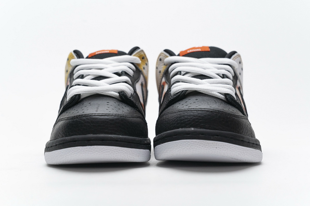PKGoden SB Dunk Low Raygun Tie-Dye Black BQ6832-001