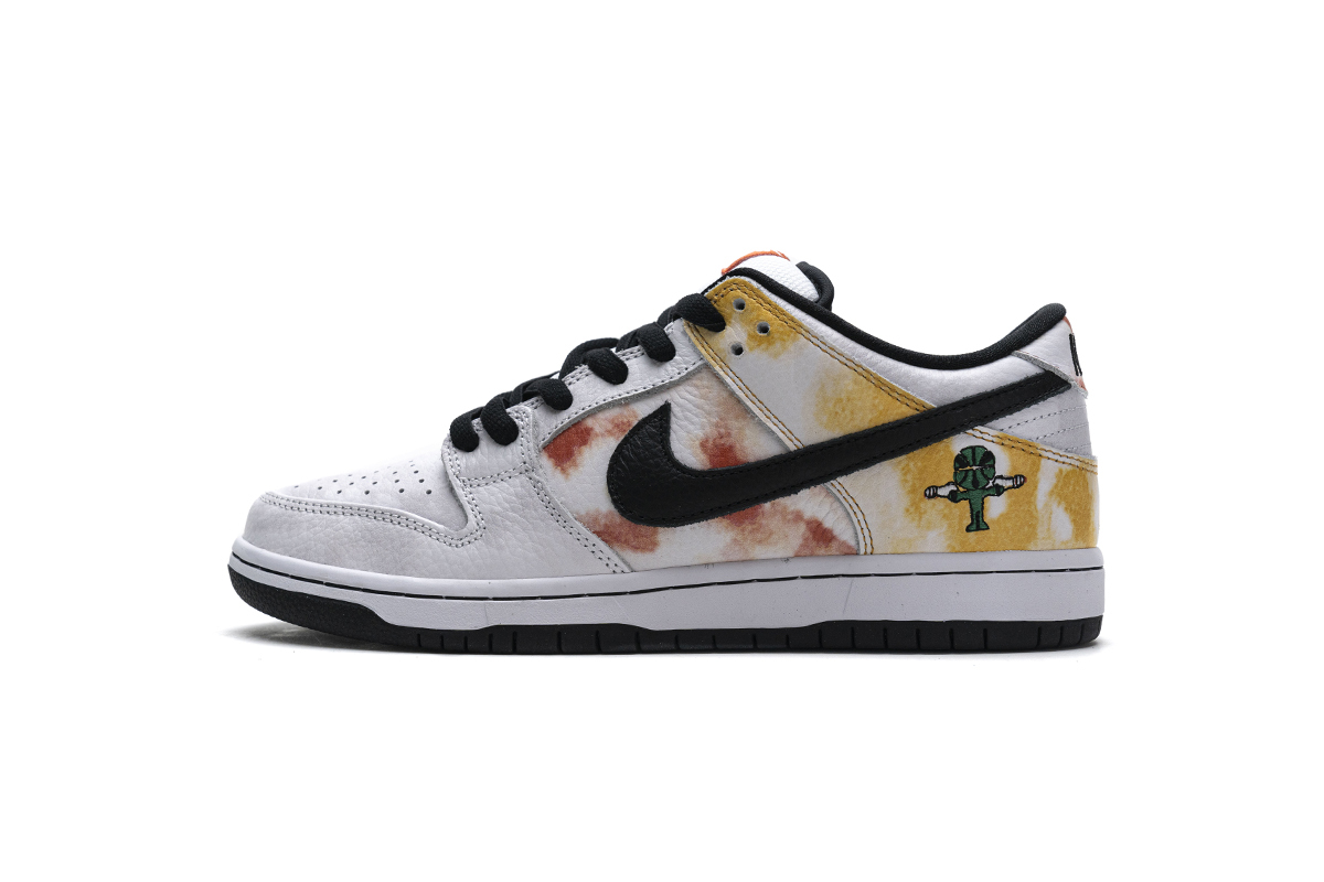 PKGoden SB Dunk Low Raygun Tie-Dye White BQ6832-101