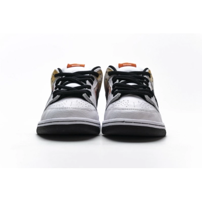 PKGoden SB Dunk Low Raygun Tie-Dye White BQ6832-101 02