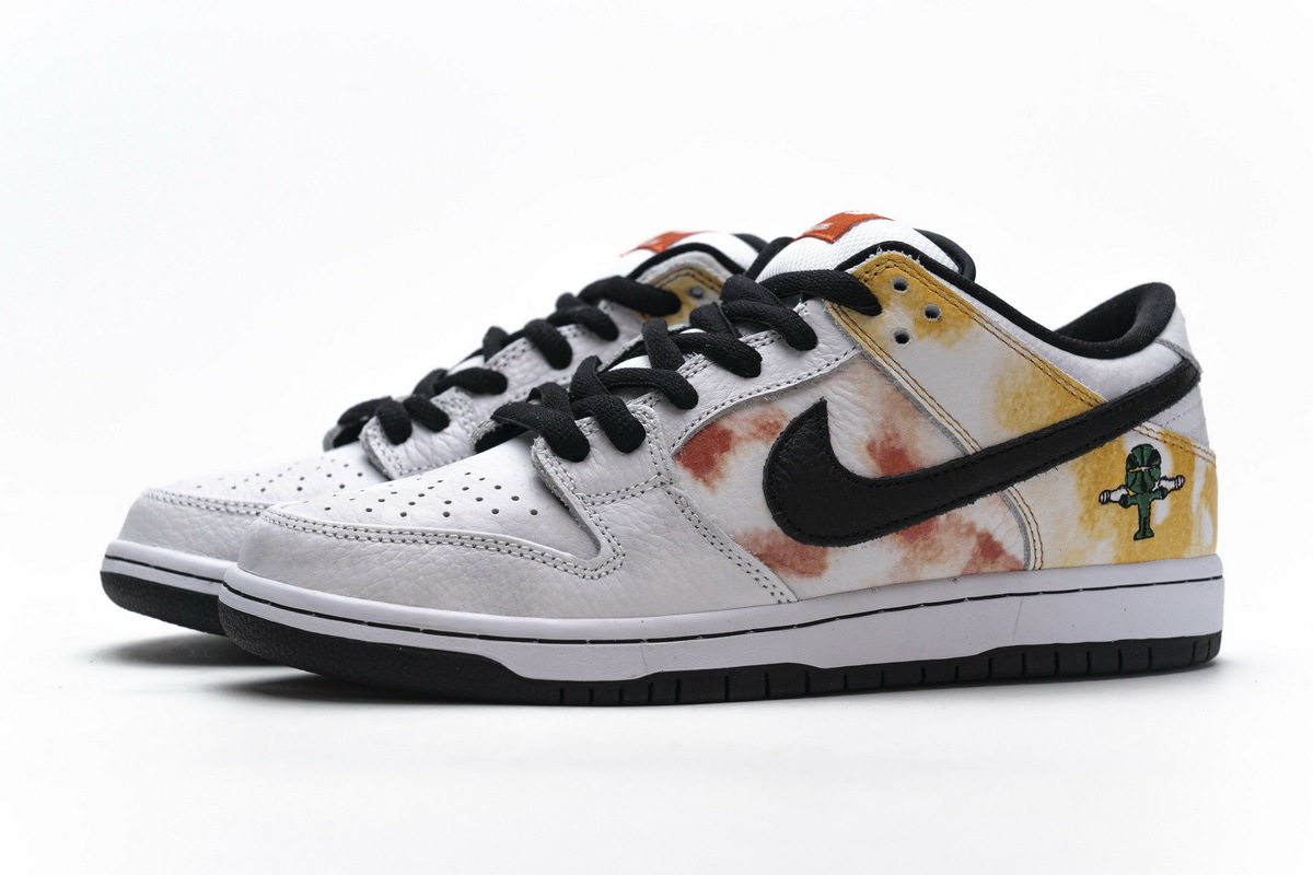 PKGoden SB Dunk Low Raygun Tie-Dye White BQ6832-101