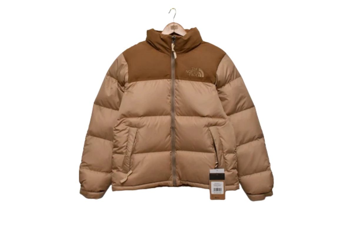 PKGoden The North Face Nuptse 700 Fill Packable Jacket Khaki