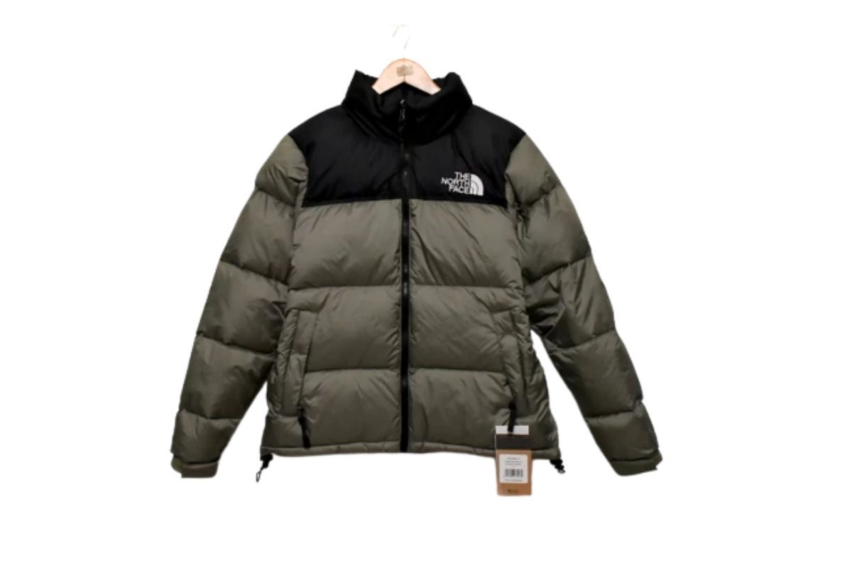 PKGoden The North Face Nuptse 700 Fill Packable Jacket Mosaic Green