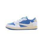 PKGoden Travis Scott x Fragment x Air Jordan 1 Low  UNC Blue