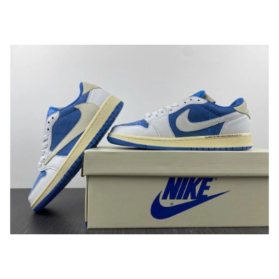 PKGoden Travis Scott x Fragment x Air Jordan 1 Low  UNC Blue 02