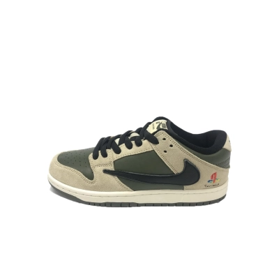 PKGoden Travis Scott x PlayStation Dunk Low SP CU1726-100 01