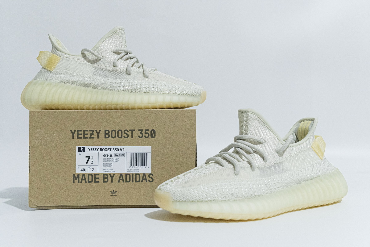 PKGoden Yeezy Boost 350 V2 Light UV Sensitive GY3438