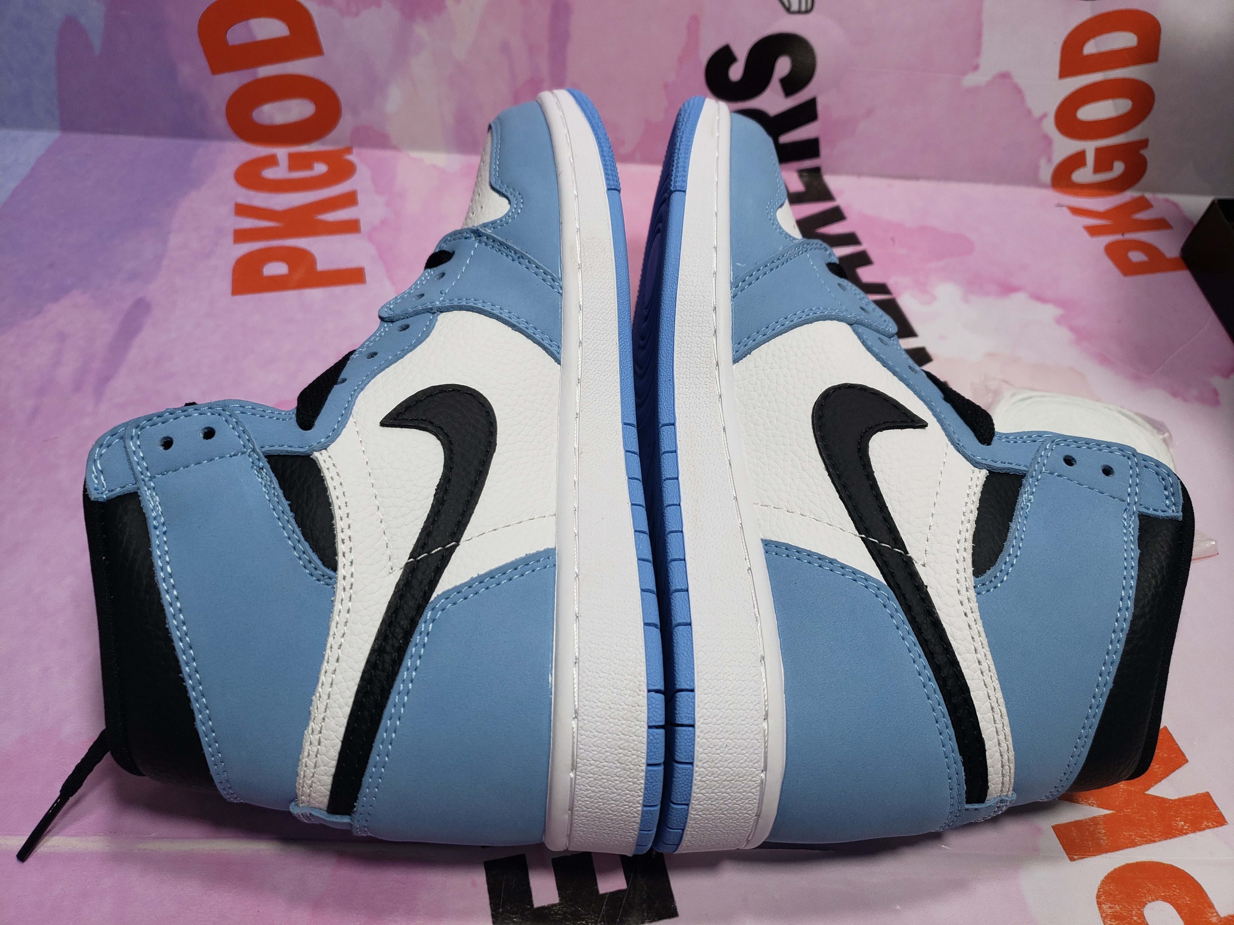 og Jordan 1 Retro High White University Blue Black 555088-134