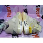【Free Shipping】PKGoden Jordan 4 Retro Off-White Sail (W) CV9388-100
