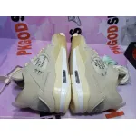 【Free Shipping】PKGoden Jordan 4 Retro Off-White Sail (W) CV9388-100