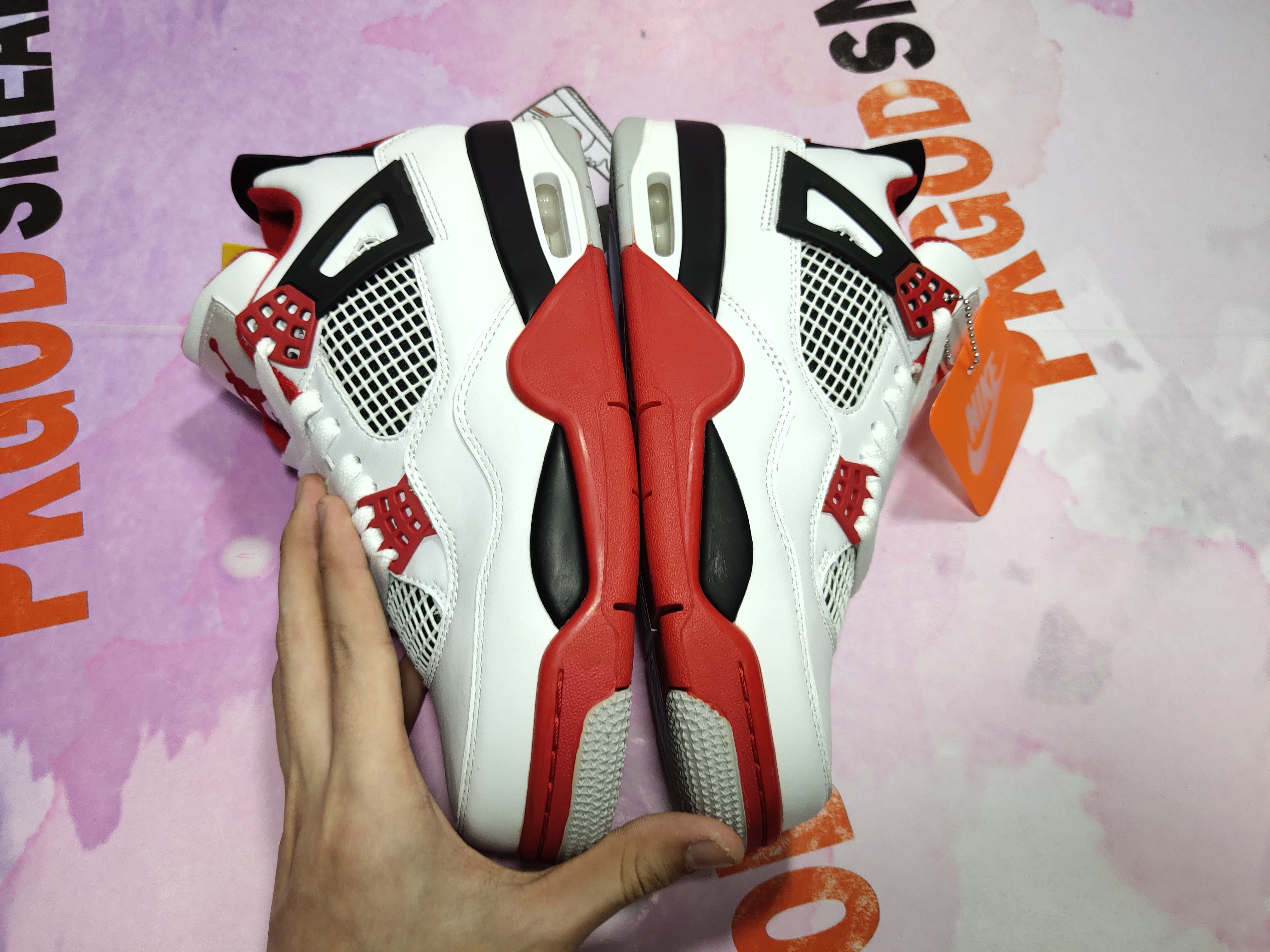 PKGoden Jordan 4 Retro Fire Red (2020) DC7770-160