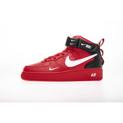 og Air Force 1 Mid Utility University Red 804609-605 01