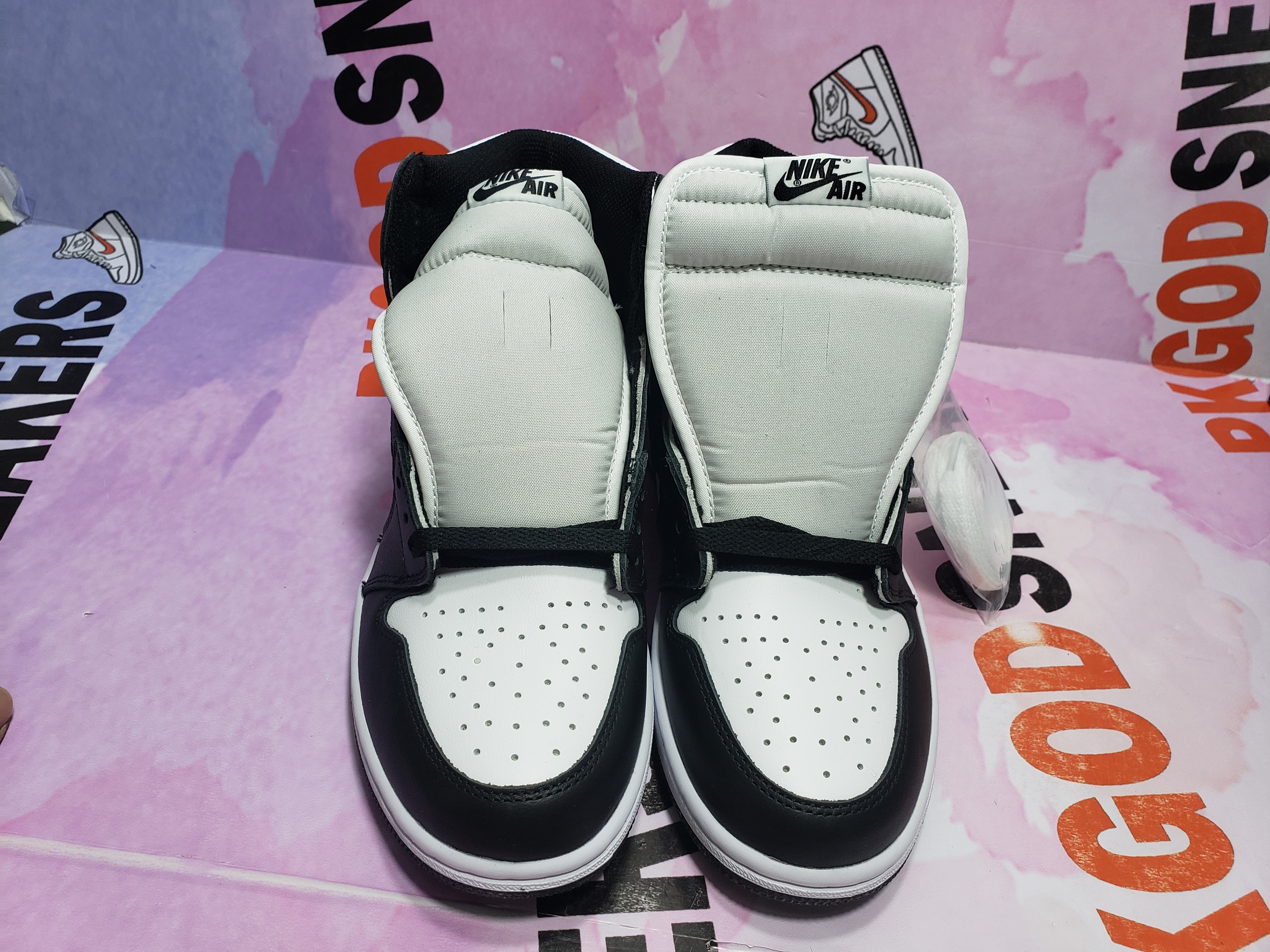 PKGoden Jordan 1 Retro Black White (2014) 555088-010