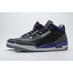 PKGoden Air Jordan 3 Retro Black Court Purple CT8532-050